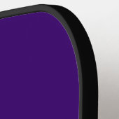 Retro Druivenrank Drie Strepen met Naam Pickleball Paddle (Links Detail)