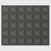 Retro Drum Sticks  Drummer Musician Art Cadeaupapier (Vlak)