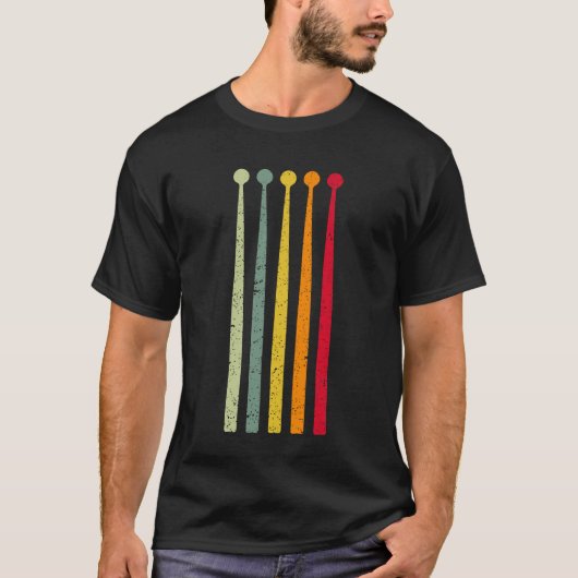 Retro drum t-shirt (Voorkant)