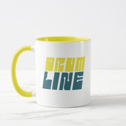 Retro Drumline Mok (Links)