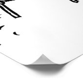 Retro Drummer Poster (Hoek)