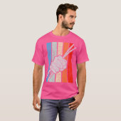 Retro Drums Eerste Percussie Drummer Drumsticks Dr T-shirt (Voorkant volledig)