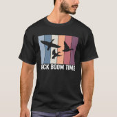  Retro Duck Boom Time Duck Hunting T-shirt (Voorkant)
