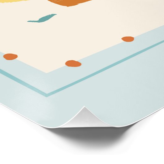 Retro Duck Nursery Poster – “Where You Go I Go” (Hoek)