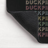 Retro Duckpin Bowling Herhalende Vintage Bowler Muismat (Hoek)
