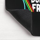 Retro Dude I Said Friendly Funny  Muismat (Hoek)