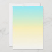 Retro duik in vijf 5e verjaardag bedankkaart (Achterkant)