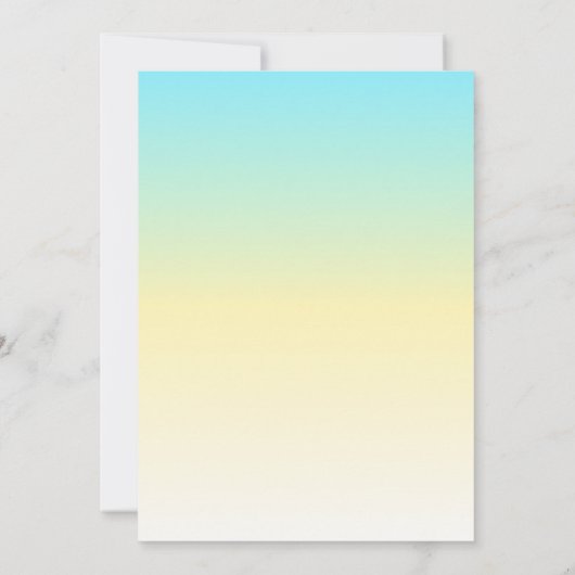 Retro duik in vijf 5e verjaardag bedankkaart (Achterkant)