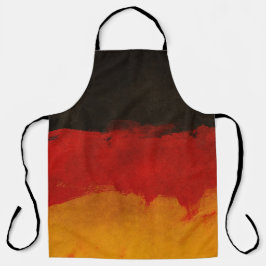 Retro Duitse Vlag Schort | Retro Patriotisch Ontwe