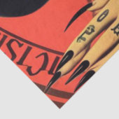 retro duivels meisje tissuepapier (Detail)