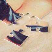 Retro duivelse pin-up legpuzzel (Zijkant)