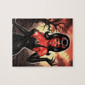 Retro duivelse pin-up legpuzzel (Horizontaal)