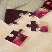 Retro duivelse vrouw collage legpuzzel (Zijkant)