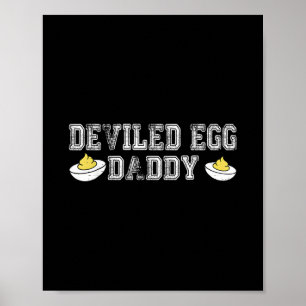 Retro Duivelsei Pappie Grappige Thanksgiving Vader Poster