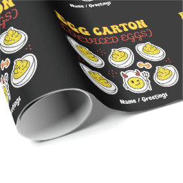 Retro Duivelsei Zes Verpakkingen Fitness Stunt Oud Cadeaupapier