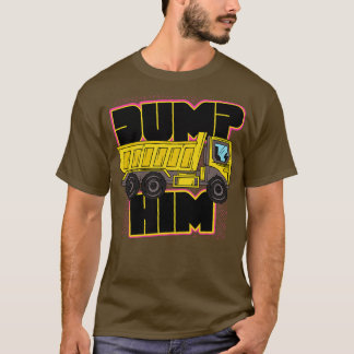 Retro dump hem grappige dump truck t-shirt