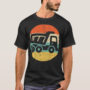 Retro Dump Truck Stijl Zware Machinecon T-shirt