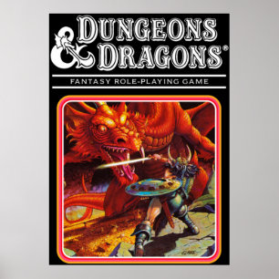 Retro Dungeons Dragons Poster