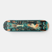 "Retro dystopie dek" Persoonlijk Skateboard (Horizontaal)