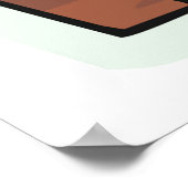 Retro E-mail Inbox Icon Cartoon Stijl Poster (Hoek)