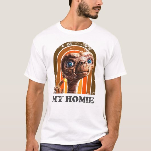 Retro E.T de buitenaardse film, 80s T-shirt (Voorkant)