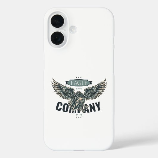 Retro Eagle Company Amerikaans ontwerp Case-Mate iPhone Case (Achterkant)