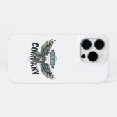 Retro Eagle Company Amerikaans ontwerp iPhone Hoesje (Achterkant horizontaal)