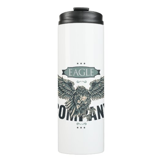 Retro Eagle Company Amerikaans ontwerp Thermosbeker (Voorkant)