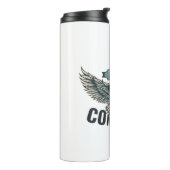 Retro Eagle Company Amerikaans ontwerp Thermosbeker (Gedraaid links)