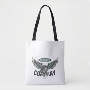 Retro Eagle Company Amerikaans ontwerp Tote Bag