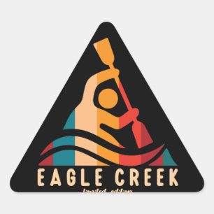 Retro Eagle Creek Kajakken Sticker
