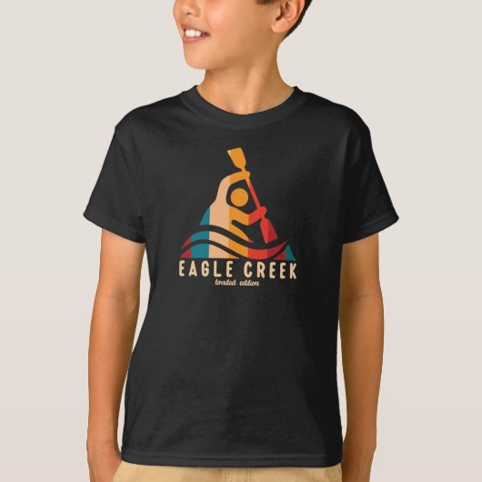 Retro Eagle Creek Kajakken T-shirt (Voorkant)