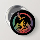 Retro Eagle Rock Hike Sunset Ronde Button 7,6 Cm (Voorkant /achterkant)