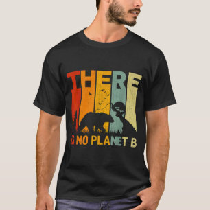 Retro Earth Day Glimlach Reduce Hergebruik Recycli T-shirt