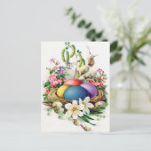 retro  Easter briefkaart Holiday  (Staand voorkant)