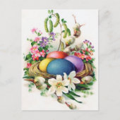 retro  Easter briefkaart Holiday  (Voorkant)