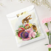 retro  Easter bunny oejager Bedankzakje (Gezegeld)