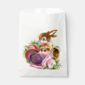 retro  Easter bunny oejager Bedankzakje (Voorkant)