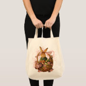 Retro Easter Bunny-Tas Tote Bag (Voorkant (product))