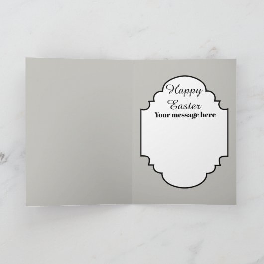 Retro  Easter Daughter kaart toevoegen (Binnen)