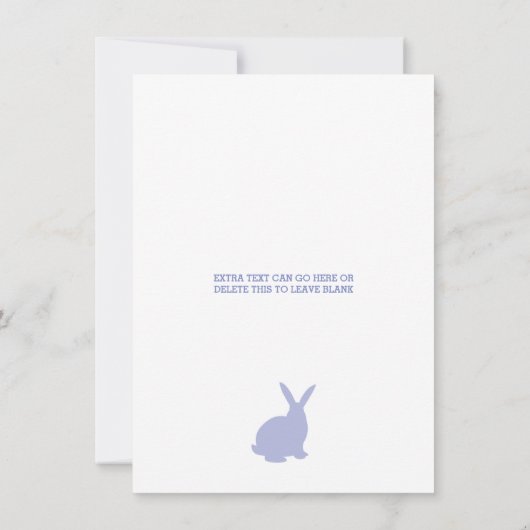 Retro Easter Egg Hunt Decorating Party Kaart (Achterkant)