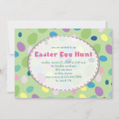 Retro Easter Eggs Party Uitnodiging (Voorkant)