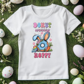 Retro Easter T-shirt, Donut Worry Be Hoppy T-shirt
