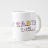Retro Easter Vibes Grote Koffiekop (Voorkant rechts)