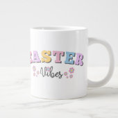 Retro Easter Vibes Grote Koffiekop (Rechts)