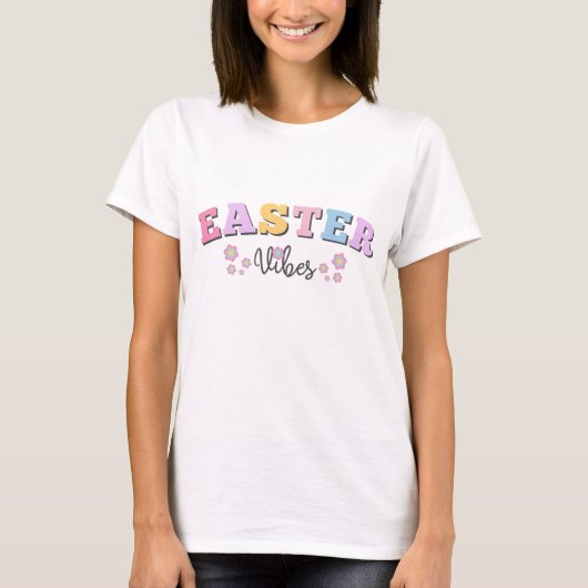 Retro Easter Vibes T-shirt (Voorkant)