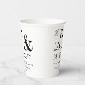 Retro Eat Drink & Be Gepensioneerd Pensioen Partij Papieren Bekers (Rechts)