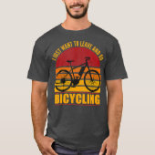 Retro Ebike Electric Bicycle Funny Rider T-shirt (Voorkant)