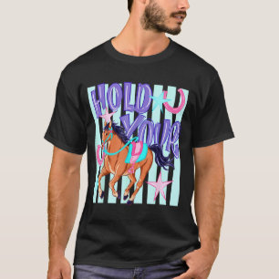 Retro Ed Hou Je Paard Ed Paardenliefhebber T-shirt