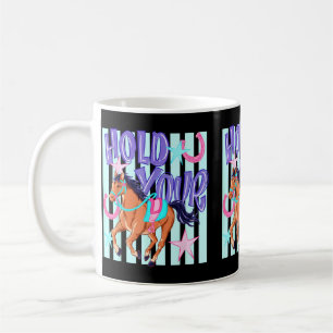 Retro Ed Hou Je Paard In Ed Paardenliefhebber Koffiemok